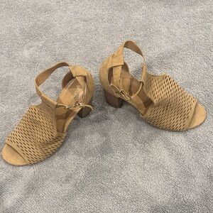 Express Tan Ankle Booties